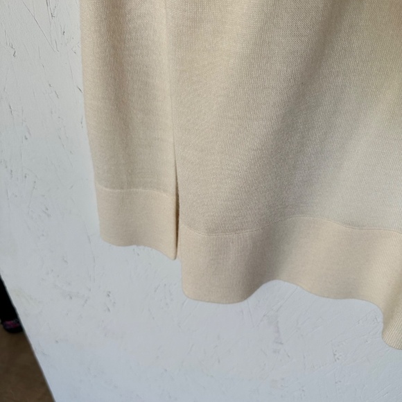 LOFT Beige Wool/Acrylic Large Cardigan - Picture 10 of 14